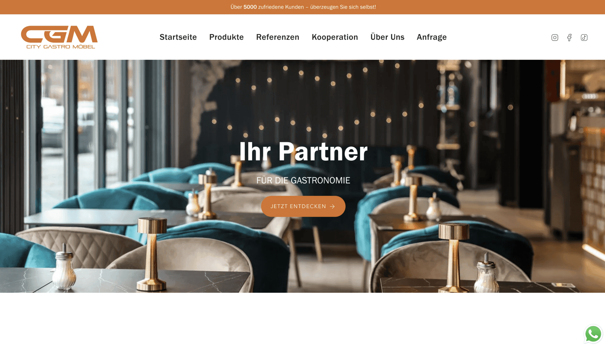 City Gastro Möbel – Case Study