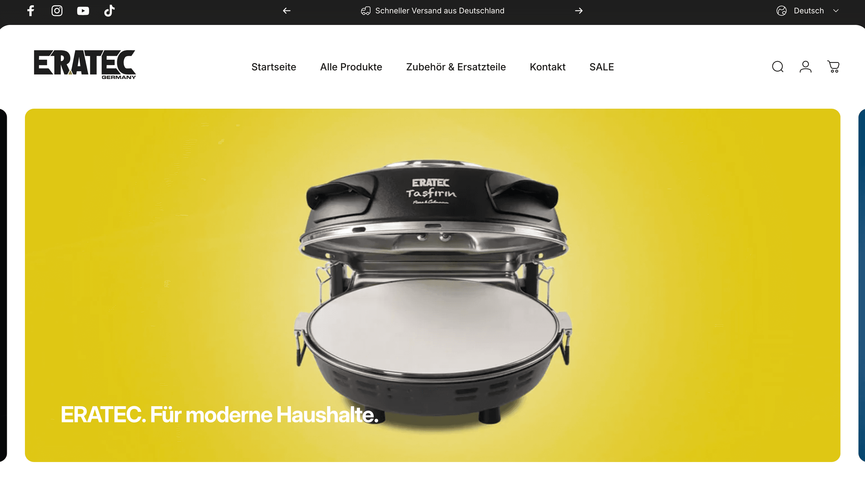 Eratec Germany – Shopify Shop