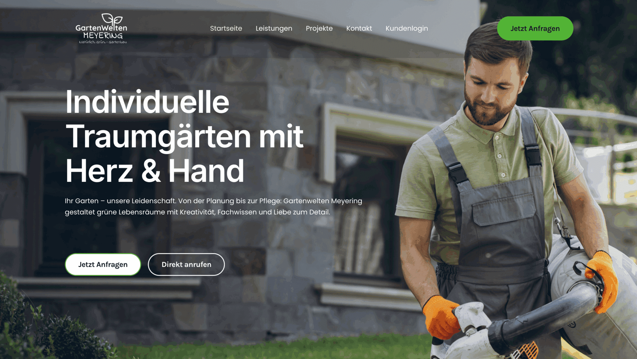 Gartenwelten Meyering – Website