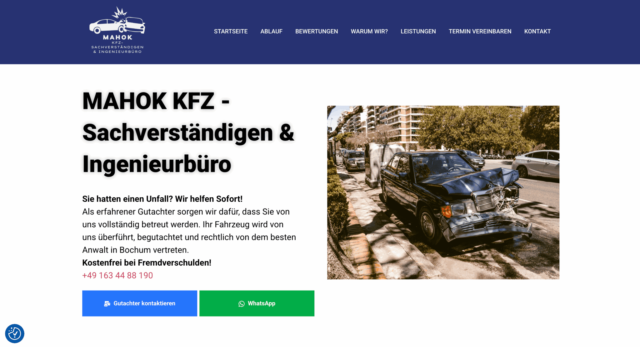 MAHOK KFZ – Google Ads & SEO