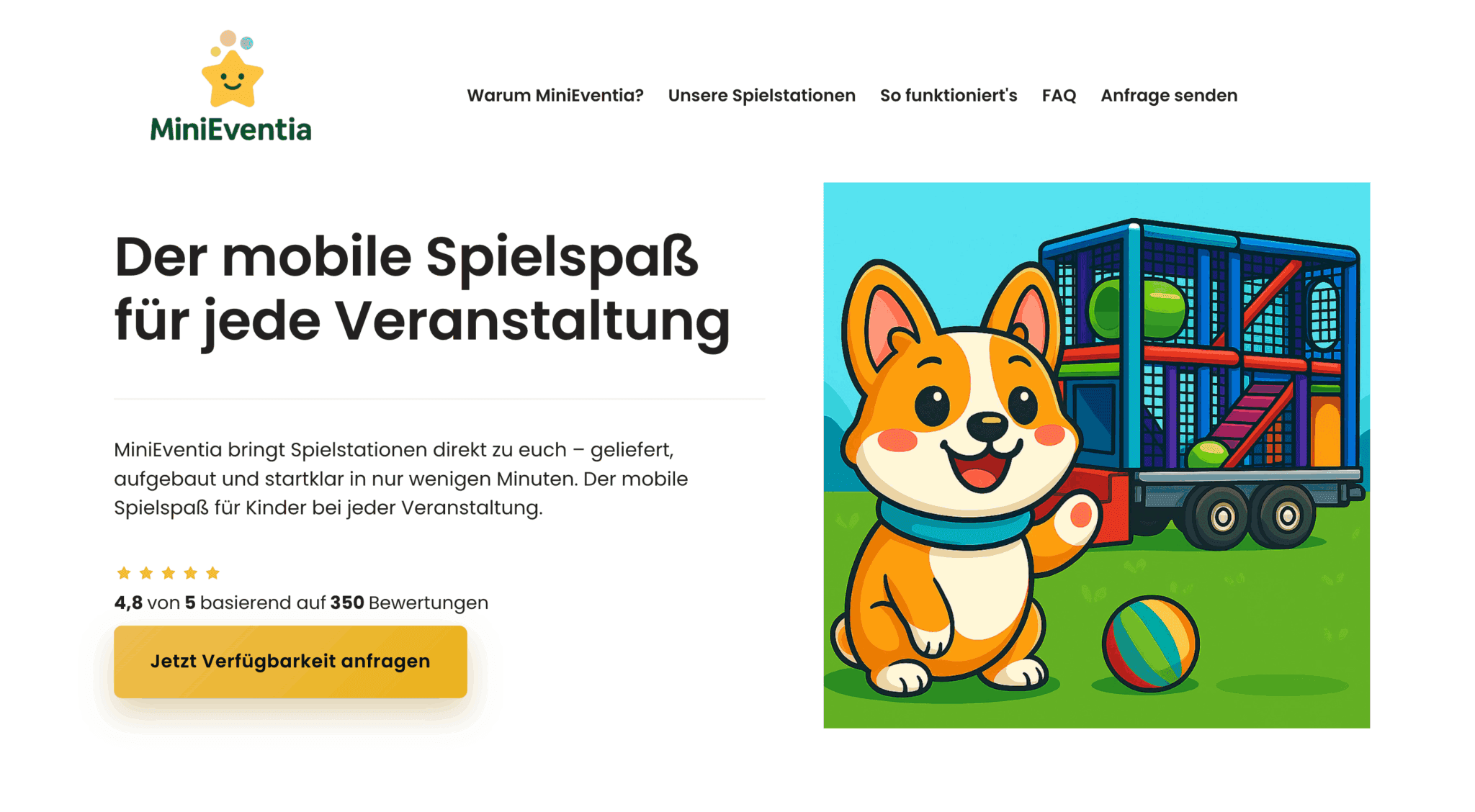 MiniEventia – Event Landingpage