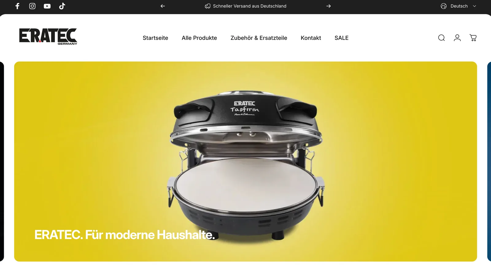 Eratec Germany – Shopify Shop